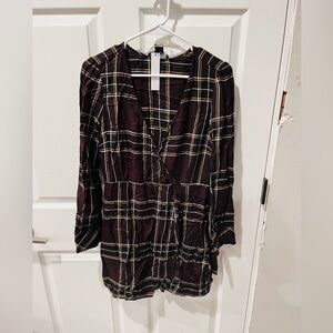 ‼️Sanctuary Plaid Dress in Black and White